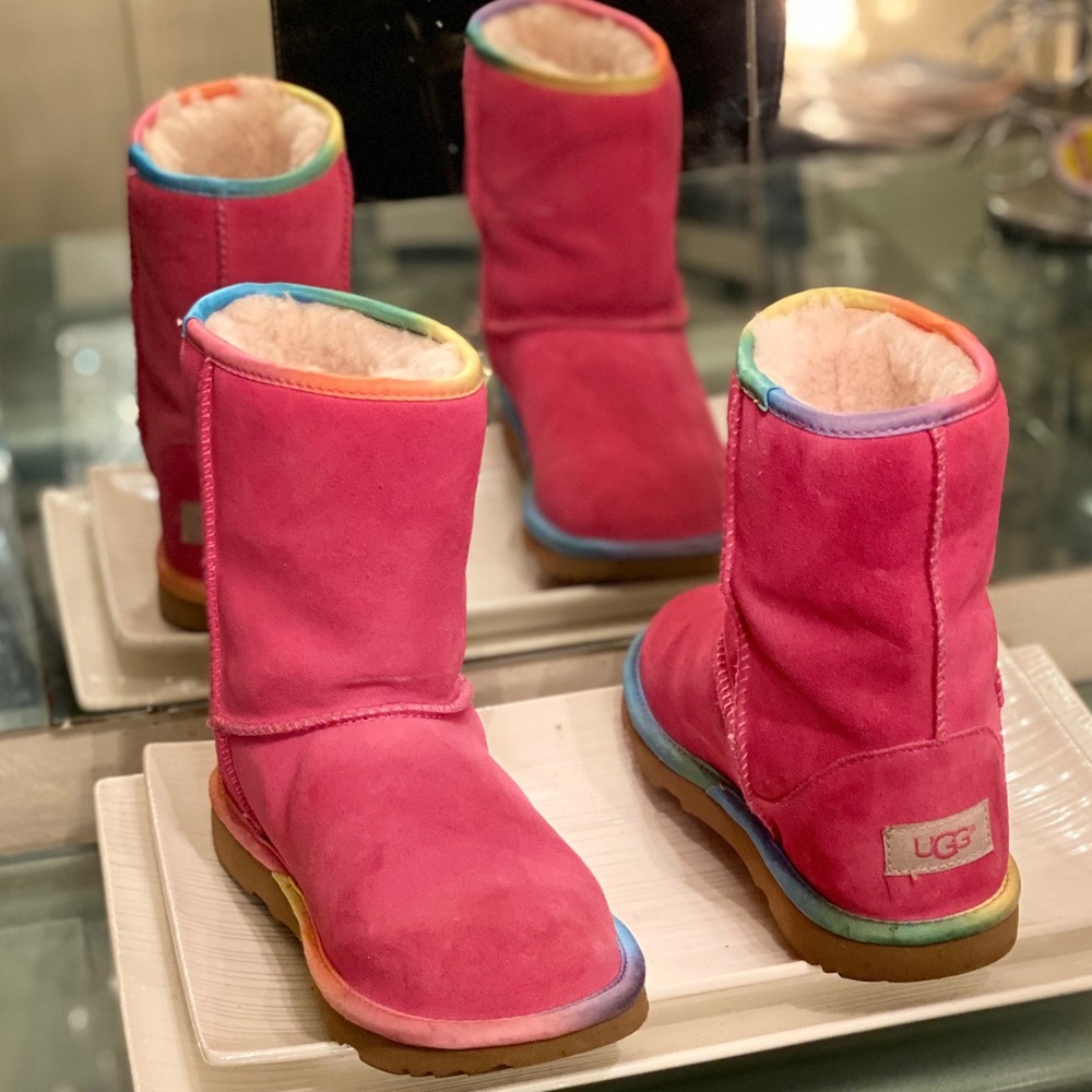 🌸sale Tie-dye pink UGG boots